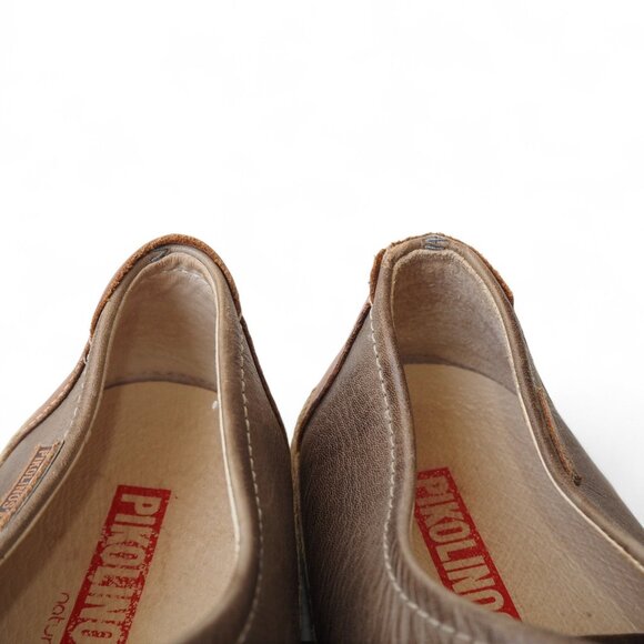 Pikolinos Linares Espadrilles Leather Oxfords Men's 9-9.5/43 Brown Classic - Picture 11 of 12